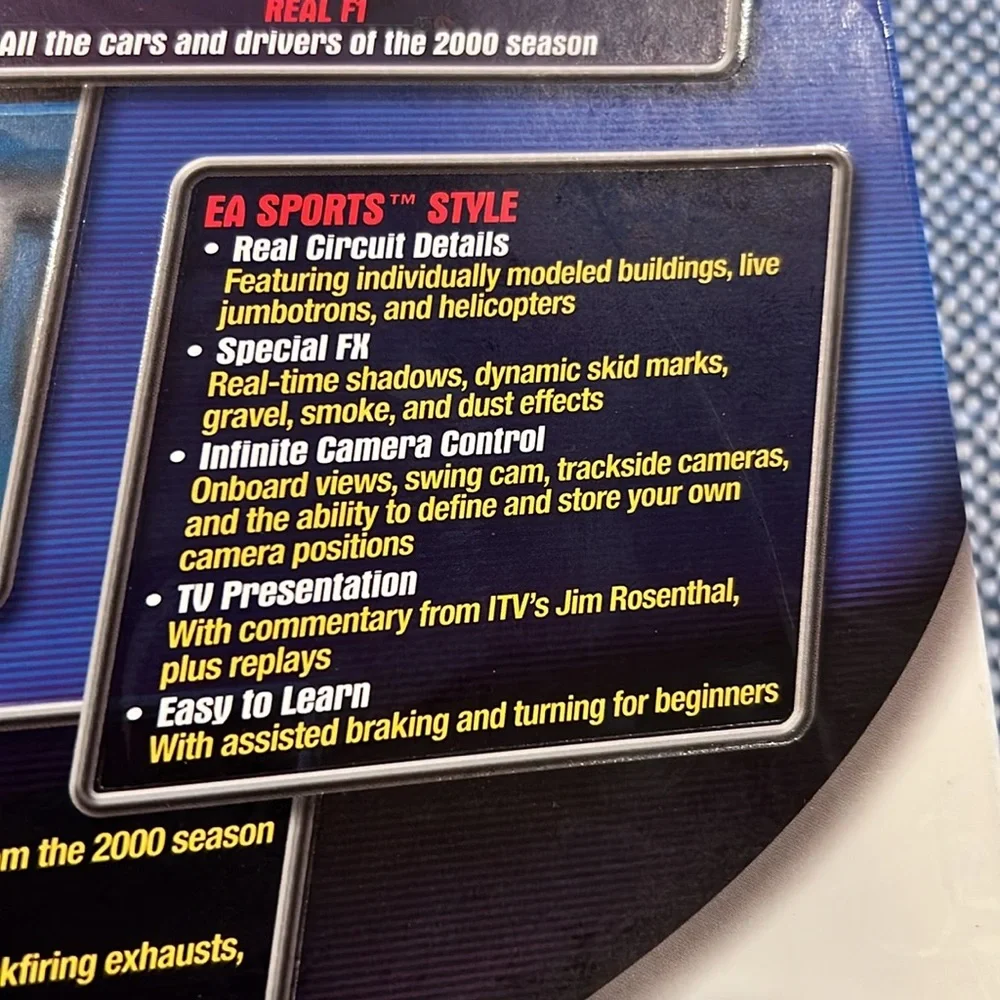 Formula One EA Sports F1 2000 for PC Vintage Collectible, New in SEALED Box